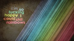 Typography rainbows