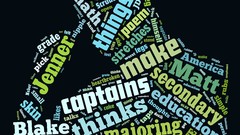 Typography silhouettes