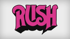 Typography Simple Background Rush (band)