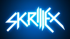Typography skrillex dubstep glowing