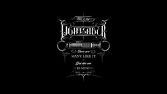 Typography star wars lightsabers