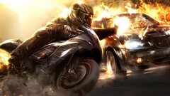 ubisoft video games motorcycle Car fire