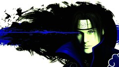 Uchiha itachi akatsuki naruto shippuden color splash