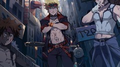 Uchiha sasuke inuzuka kiba uzumaki naruto naruto shippuden 