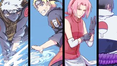 Uchiha sasuke uzumaki naruto haruno sakura naruto shippuden 