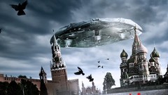 UFO Moscow funny digital art