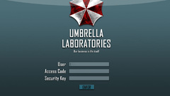 umbrella corporation Resident Evil video games Typography text
