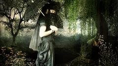 Umbrella girl air romantic asian cindy