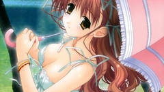 Umbrellas anime girls
