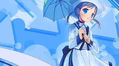 Umbrellas anime girls