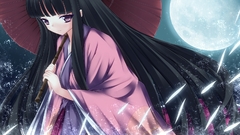 Umbrellas Anime touhou houraisan