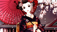 Umbrellas Japanese clothes