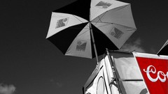Umbrellas selective coloring