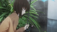 Umbrellas skirts anime girls