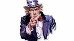 Uncle Sam Simple Background