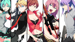 Underboobs aqua eyes aqua