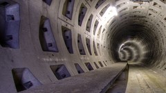 Underground architecture urban tunnels