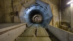 Underground architecture urban tunnels