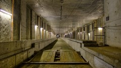 Underground architecture urban tunnels