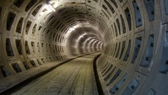 Underground architecture urban tunnels