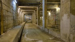 Underground architecture urban tunnels