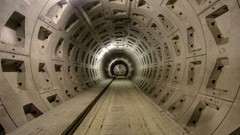 Underground architecture urban tunnels