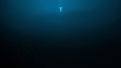 underwater artwork Minimalism dark