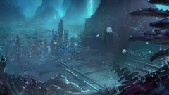 Underwater cities science fiction artwork futuristic