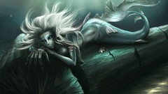 Underwater mermaids artwork