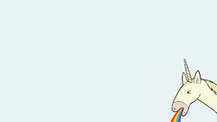 Unicorns funny rainbows