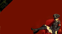 Uniforms military glasses red