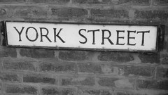 United Kingdom cities cumbria grayscale street signs carlisle