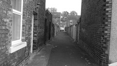 United Kingdom roads cities cumbria grayscale carlisle