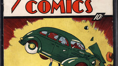Unrestored action comics auction