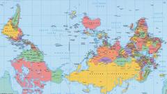 Upside down mercator World