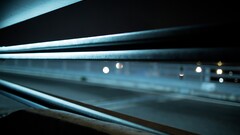 urban City black lights blue