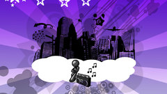 Urban getaway night abstract