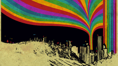 Urban rainbows artwork citylife