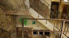 Urban stairways abandoned