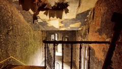 Urban stairways abandoned