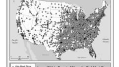 USA Maps infographics Walmart