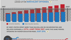 USA prison infographics