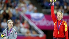 USA romania olympics 2012 Sandra Izbasa McKayla Maroney