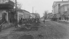 USSR cities streets grayscale Taganrog