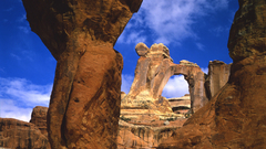 Utah arches rock formations