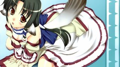 Utawarerumono brown eyes anime