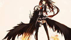 Utsuho simple background shirogane