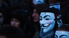 V for Vendetta masks Anonymous
