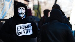 V for Vendetta masks Anonymous