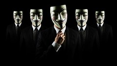 V for Vendetta masks Anonymous Guy Fawkes